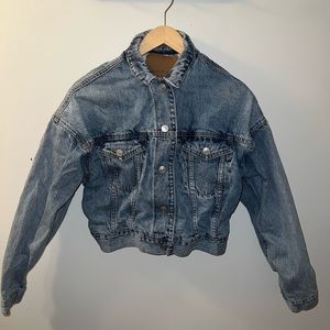 American Eagle cropped denim jacket